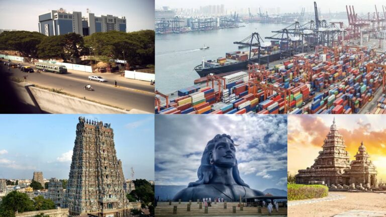 5 Major Cities Of Tamil Nadu State