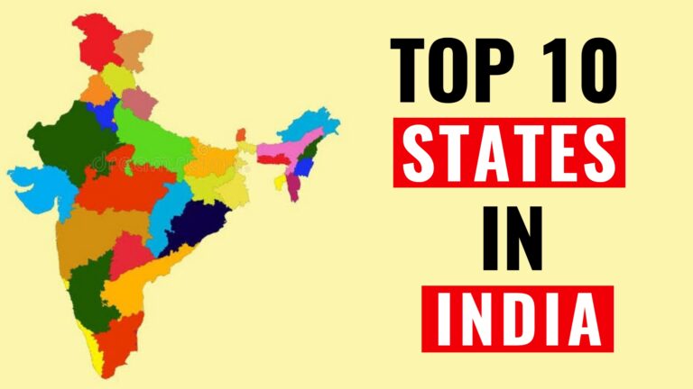 Top 10 Best Economic States In India By GDP