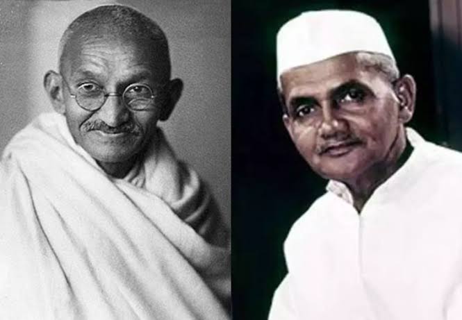MK Gandhi and Lal Bahadur﻿ Shastri 